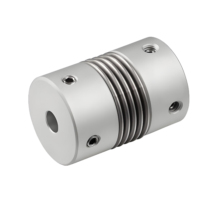 RSK-CPR Aluminium Alloy Bellows Couplings Positioning Jenis sekrup mengkompensasi penyimpangan sudut dan aksial radial dengan lebih efektif