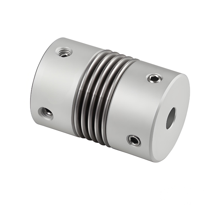 RSK-CPR Aluminium Alloy Bellows Couplings Positioning Jenis sekrup mengkompensasi penyimpangan sudut dan aksial radial dengan lebih efektif